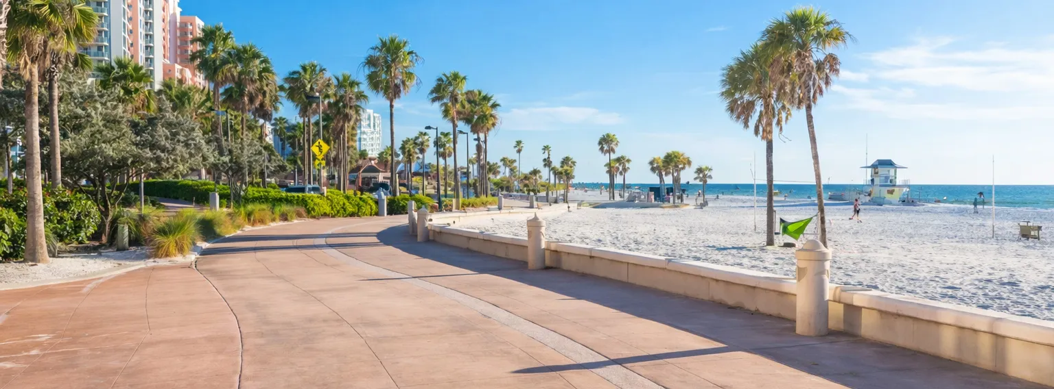 Walking & biking along the Beach Walk