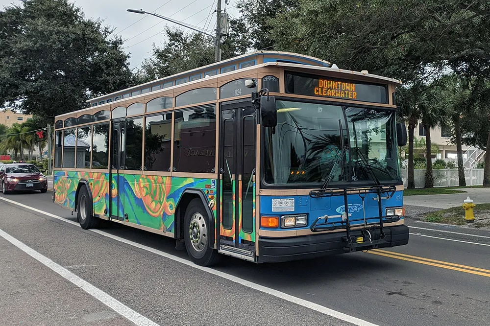 PSTA Bus System in Madeira Florida